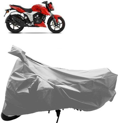 QualityBeast Two Wheeler Cover for TVS(Max, Silver)