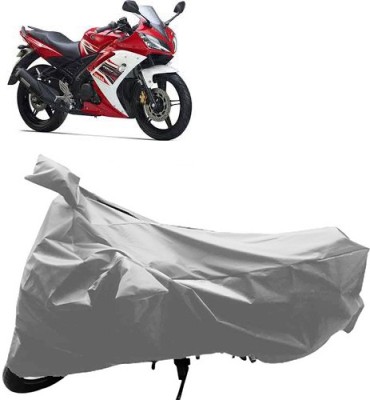 QualityBeast Two Wheeler Cover for Yamaha(YZF R15 S, Silver)