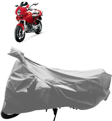 QualityBeast Two Wheeler Cover for Ducati(Silver)