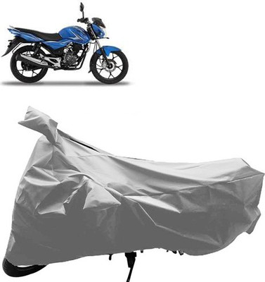 QualityBeast Two Wheeler Cover for Bajaj(Silver)