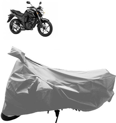 QualityBeast Two Wheeler Cover for Yamaha(FZ16, Silver)