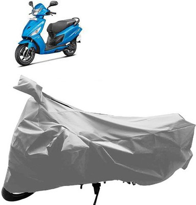 QualityBeast Two Wheeler Cover for Hero(Silver)