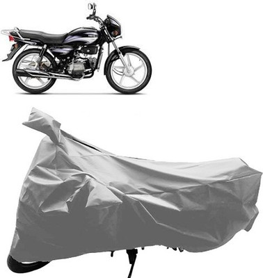 QualityBeast Two Wheeler Cover for Hero(Splendor Plus, Silver)