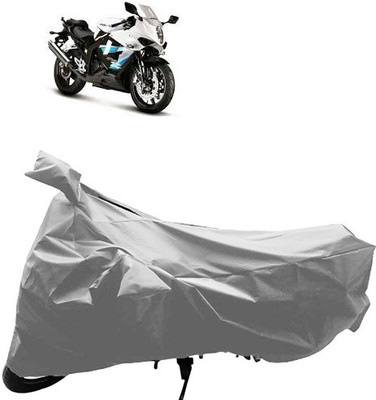 QualityBeast Two Wheeler Cover for Hyosung(GT250R, Silver)