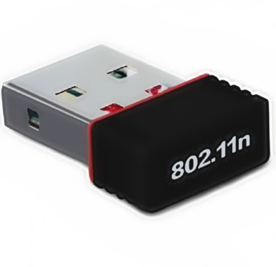 

TVN USB Receiver 300Mbps, 2.4GHz, 802.11b/g/n USB 2.0 Wireless Mini Wi-Fi Network USB Adapter(Black)