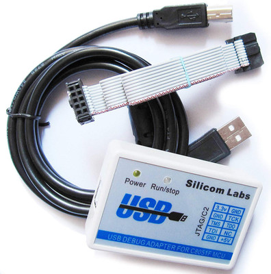 

Buyyart New C8051F MCU Emulator U-EC6 USB Debug Adapter JTAG/C2 Mode with Cable USB Adapter(Black)