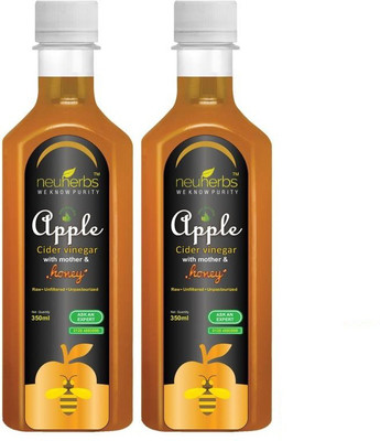 

Neuherbs Apple Cider Vinegar with Mother and Honey For Weight Loss ( Pack of 2 ) Vinegar(350 ml, Pack of 2)