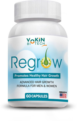 

Vokin Biotech Regrow - All Natural Hair Loss Supplement For Advanced Healthy Hair Growth(800 mg)