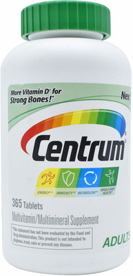 

Centrum Supplement Multivitamin , Adults - 365 Tablets(100 mg)