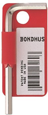 BONDHUS 26272 8mm BriteGuard Plated Hex L-wrench - Short (Pack of 3Pcs.) Single Sided L Type Wrench(Pack of 3)