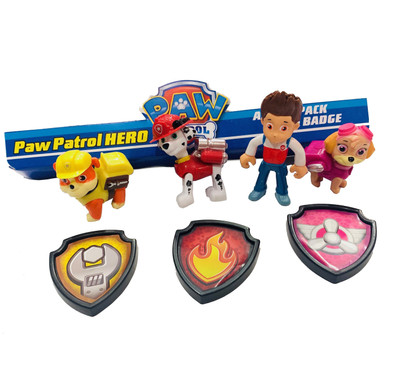 

VikriDa Action Pup & Badge, Ryder, Tracker, Robot Dog, Everest, Fun Loving Toy for Kids ( SET OF 7 pcs )(Multicolor)