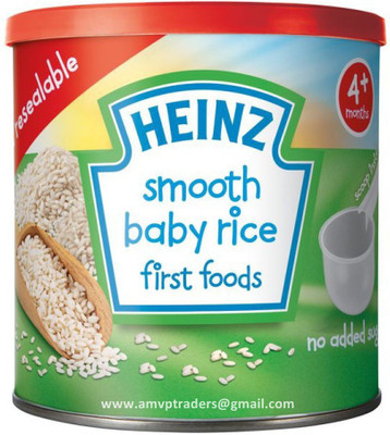 

Heinz Smooth Baby Rice First Food 4+ months Cereal(140 g, 4+ Months)