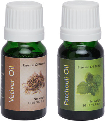 

Nchant Set of 2 Patchouli and Vetiver Essential Oils 2 x 10ml(20 ml)