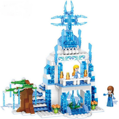 

AZIN Ice Snow Castle Anna Olaf Princess Bricks Girl Toys with LegoINGLYS Technic Model Building Blocks Toys For Kids Gifts(Multicolor)