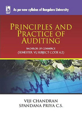 Principles & Practice of Auditing For B. Com 6th Sem,(English, Paperback, Chandran V)