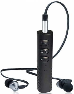 Oxhox v4.2 Car Bluetooth Device with 3.5mm Connector, Audio Receiver, MP3 Player, Transmitter, Adapter Dongle(Black)