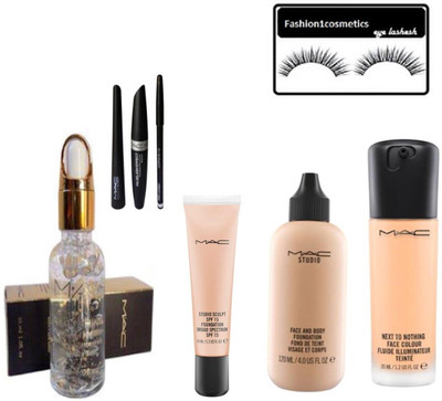 FASHION1COSMETICS Combo kit of mac makeup kit (Set of 8)(Set of 8)