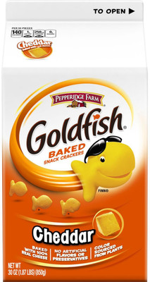 

Pepperidge Farm Cheddar Snack Cracker Goldfish Bakeds,(850 g)