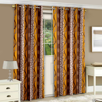 31% OFF on Story@Home 215 cm (7 ft) Polyester Door Curtain (Pack Of 2)(Printed, Brown) 31% OFF on Story@Home 215 cm (7 ft) Polyester Door Curtain (Pack Of 2)(Printed, Brown)