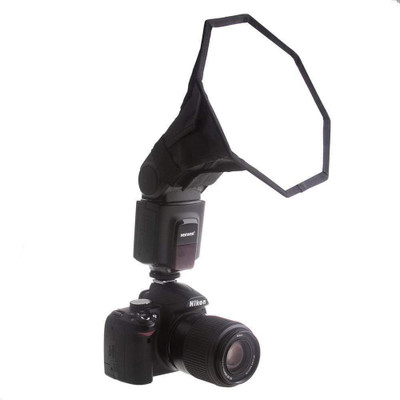 

Camrox Flash Soft Box Octagon Speedlite Diffuser Camera Photography Diffuser(Black)