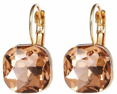 Oomph Gold Cubic Zirconia In Gold Tone Cubic Zirconia Alloy Stud Earring