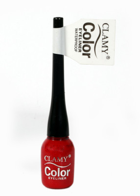 

Clamy Color Waterproof Eyeliner For Girls/Women (Red) 14.5 ml(Red)
