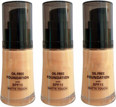 

YOUNGMONK Lady Fashion Extreme Glow Foundation (Pack of 3) Foundation(Wheatish)