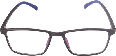 Mykindofstore Full Rim Rectangle Frame(140 mm