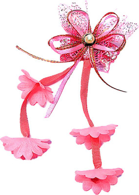 

Proplady Partywear Pearls Stud Shimmery Butterfly Hair Clip with long Floral Danglers Hair Pin/Hair Brooch for Girls & Women|Wedding Hair Hair Pin, Hair Clip, Back Pin, Bun Clip, Tic Tac Clip, Hair Accessory Set(Pink)