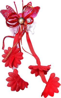 

Proplady Partywear Pearls Stud Shimmery Butterfly Hair Clip with long Floral Danglers Hair Pin/Hair Brooch for Girls & Women|Wedding Hair Hair Pin, Hair Clip, Back Pin, Bun Clip, Tic Tac Clip, Hair Accessory Set(Red)