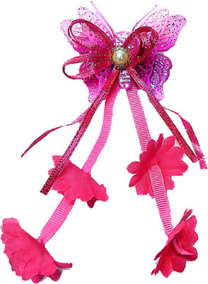 

Proplady Partywear Pearls Stud Shimmery Butterfly Hair Clip with long Floral Danglers Hair Pin/Hair Brooch for Girls & Women|Wedding Hair Hair Pin, Hair Clip, Back Pin, Bun Clip, Tic Tac Clip, Hair Accessory Set(Pink)