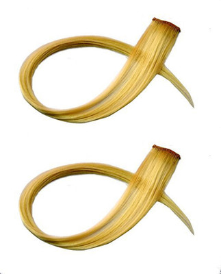 

Iyaan Colored Extension Blonde Color With Clip In Straight Piece For Women And Girls Hair Extension