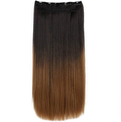 

Vivian 5 Clips in Black With Golden Straight Hair Extension