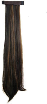 

Iyaan Golden Highlighting Pony Tail Long Soft Silky for Women Fashion and Beauty Hair Extension