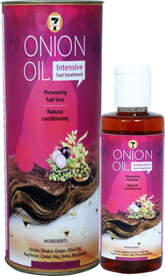 

7 Days ONION OIL (INTENSIVE HAIR TREATMENT) - 200 ML Hair Oil(200 ml)
