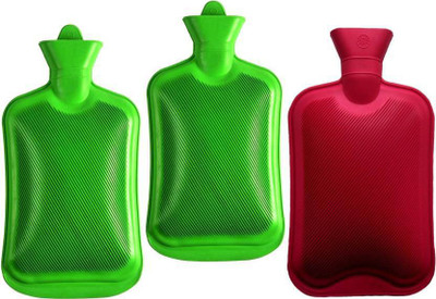 

MedFest High Quality (2+1 Free) Rubber Hot Water Bottle for all kind of pain(joint pain, muscle pain) Non-Electrical 2 L Hot Water Bag(Multicolor)