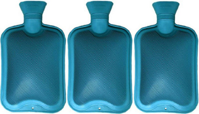 

MedFest Premium Quality (2+1 Free) Hot water Bottle for Joint & Muscular Pain Rubber Non-Electrical 1.5 L Hot Water Bag(Blue)