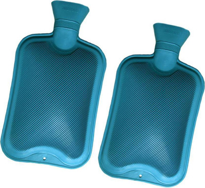 

STOCKHAWKERS Pain Relief Hot water bottle Pack of 2 NON -ELECTRIC Non-Electrical Rubber Hot Water Bag 1 L Hot Water Bag(Blue)