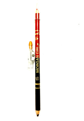 

MORGAN GIRL Waterproof BROWN & RED two-in-one Kajal with FREE Sharpener(Brown,Red)