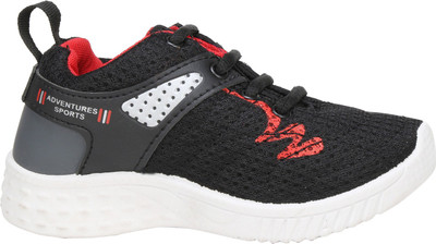

Claptrap Boys Lace Running Shoes(Black