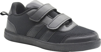 

SKUDO Boys & Girls Velcro Running Shoes(Black