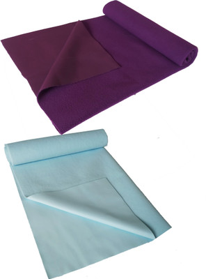 

Blue Horse Rubber Baby Bed Protecting Mat(Sky Blue,Purple