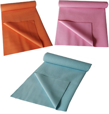 Blue Horse Rubber Baby Bed Protecting Mat(Sky Blue,Orange,Light Pink