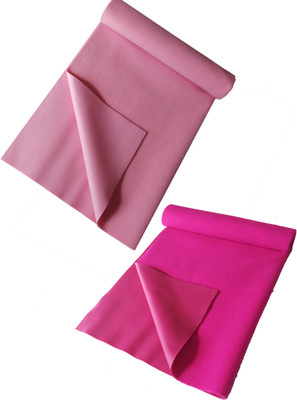 

Blue Horse Rubber Baby Bed Protecting Mat(Rani Pink, Light Pink