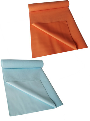 

Blue Horse Rubber Baby Bed Protecting Mat(Sky Blue,Orange
