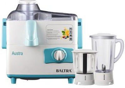 

Baltra JMG AUSTRA BJMG 106 500 Juicer Mixer Grinder(Blue, White, 2 Jars)