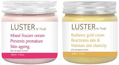 

Luster Mixed Frucare Cream + Radiance Gold Skin Cream(400 ml)