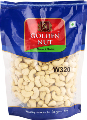 

Golden Nut Raw Cashew Nuts W320 Cashews(500 g, Pouch)
