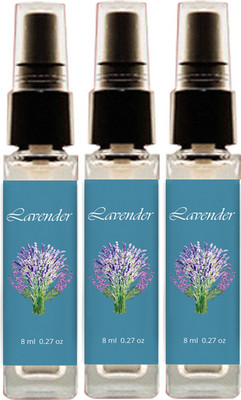 

Geeleemitti Natural Perfume Lavender Fragrance Pocket Perfume Combo Pack of 3, Water Based with 0% Alcohol Perfume - 24 ml(For Men & Women)