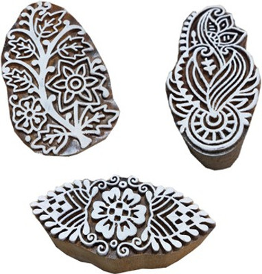 skart wooden printing blocks114 Printing Blocks(Pack of 3)